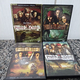 Dvd - Filme - Piratas Do Caribe (lote Com 4 Filmes)