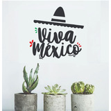Vinilo Decorativo Viva Mexico 16 De Septiembre 