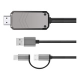 Cable Adaptador Para Teléfono A, C/micro-usb A Compatible Co