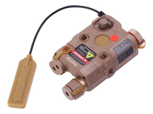 Airsoft Anpeq Fma Funcional Laser/lanterna Com Acionador Tan