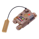 Airsoft Anpeq Fma Funcional Laser/lanterna Com Acionador Tan