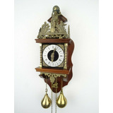Reloj Antiguo  Wuba Pendulo Pesas  Mecánico  Pared
