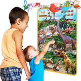 Póster De Aprendizaje De Dinosaurios Interactivos Just Smart