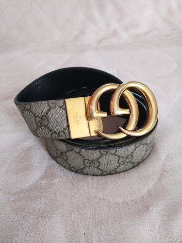 Hermoso Cinturón Gucci Reversible Monogram 100% Original 