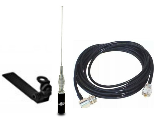 Antena Móvel 5db Vhf Ars 5/8o Suporte Bi-articulado Mv35eam