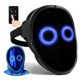 Mascara Led Programable Bluetooth App, Cosplay Recargable