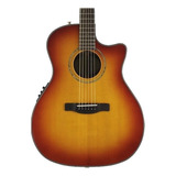 Violão Fender Ga-45sce C/ Case Cherry Burst + + Orientação Da Mão Direita