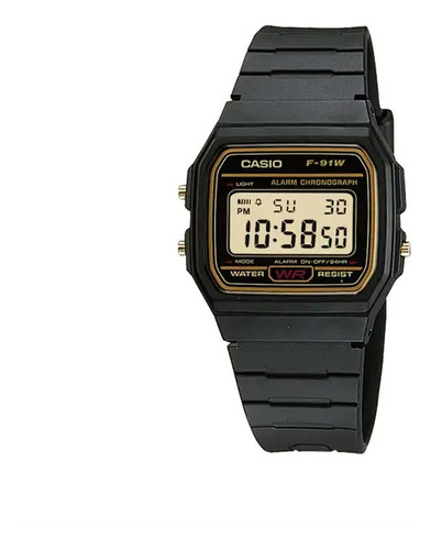 Casio Reloj Digital Ochentero F-91wg-9qdf