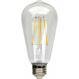 Ampolleta Led Vintage 6w E27 2700k Ámbar Luz Cálida 