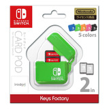 Card Pod (2 Cartões) Para Nintendo Switch E 3ds Verde 