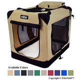 Cajón Elitefield 3-puerta Plegable Perro Suave, Interior Y E