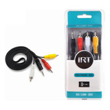 Cable Audio Video Jack 3.5mm A 3 Rca 1.8m | Irt