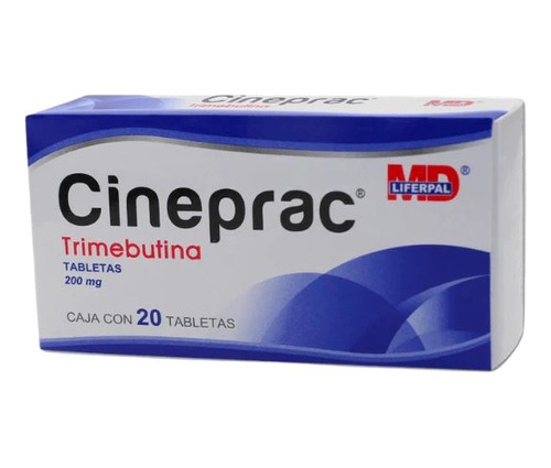 Trimebutina Cineprac 200 Mg Caja Con 20 Tabletas