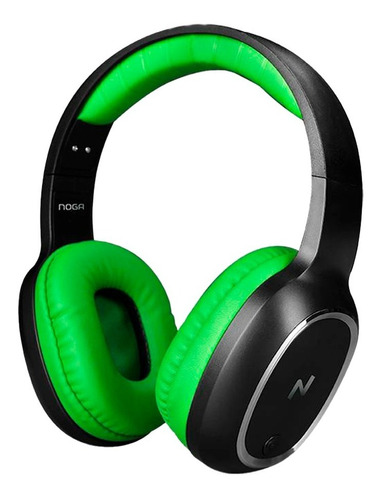 Auriculares Inalámbricos Noga Aris Ng-bt469 Verde Y Negro