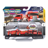 Micromachines Fire And Rescue 5 Vehiculos Series 1