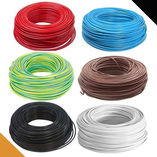 Cable Unipolar 4 Mm Normalizado Iram Color X Rollo 10 Mts 