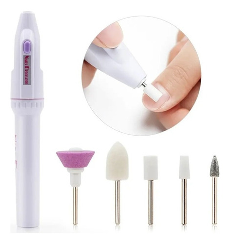 Lixa Elétrica De Unhas Aparelho Lixador De Unha Para Alongamento Manicure E Pedicure