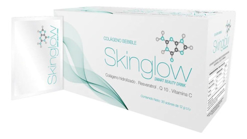 Skinglow Colageno Bebible Apto Celiacos Sabor Naranja-durazno