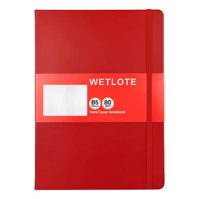 Libreta B5 19x26cm Puntos T\u002Fdura Wetlote 106h Tipo Moleskine Rojo | MercadoLibre
