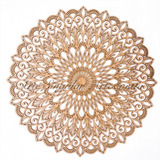 Mandala Mdf Cru 40x40 Cm 3mm - Md 122