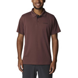 Polo Columbia Utilizer Polo Burdeo Hombre