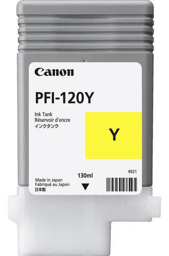 Cartucho De Tinta Canon Pfi-120y 2888c001aa Amarillo 130ml