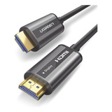 Cable Hdmi Por Fibra Optica 30mt Sin Perdida De Señal Ugreen