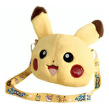 Maleta / Tula / Bolso Pokemon Pikachu Felpa 20 Cm