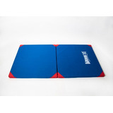 Colchoneta Para Ejercicios Ironfit 200x100x6 Cm Plegable Color Azul