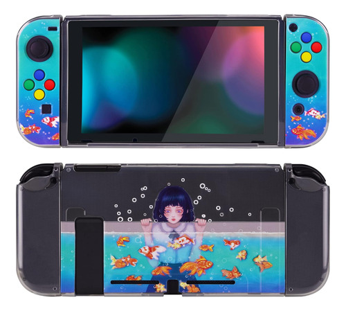 Playvital Funda Protectora Transparente Para Nintendo Switch