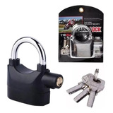 Candado Para Moto Alarma Freno Disco Bicicleta Inoxidable