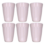 Vaso Acrilico Cristal Color Labrado Plastico Retro 550 X 6