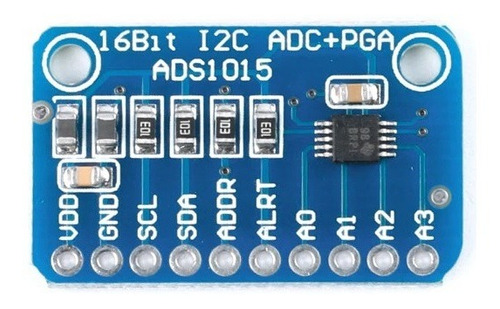 2 Modulo Conversor Analogico Digital Adc 12bits Ads1015 I2c