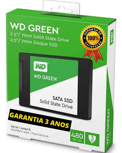 Ssd Western Digital Wd Green Wds480g2g0a 480gb