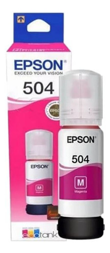  Tinta Epson T504 T504120 70ml Color L4150 L4160 Original