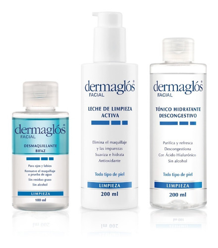 Dermaglós Combo Rutina De Limpieza Facial Para Piel Normal