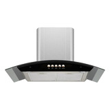 Campana Extractora Para Cocina Ca-002-90 Lucca  Led 900 Mm Color Plateado