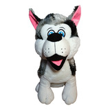 Peluche Lobo Siberiano Realista 44 Cm