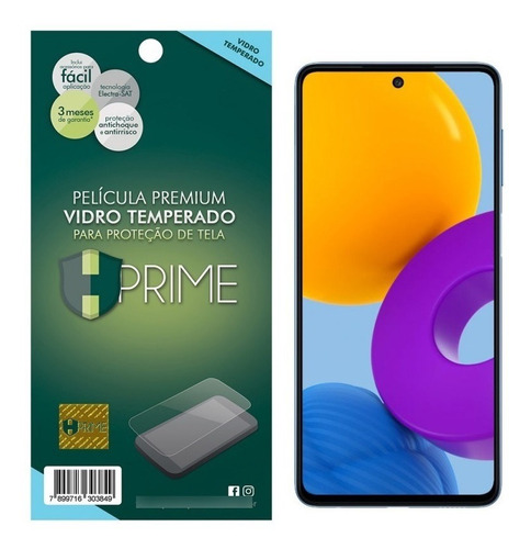 Película Vidro Temperado Hprime + Capa Para Galaxy M52 5g