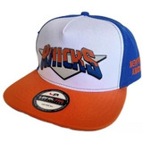 Gorra Nba New York Knicks Snapback Plana Pro