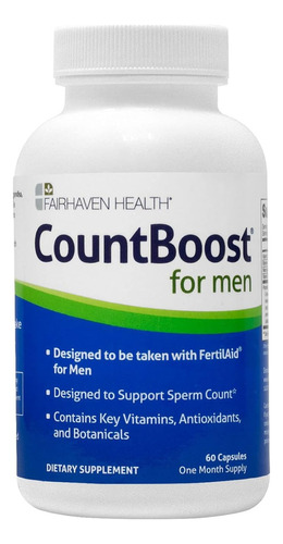 Fairhaven Health Countboost For Men Fertilidad 60 Cápsulas