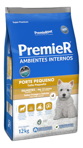 Alimento Premier Cachorro Raza Pequeña - Pollo Salmon, 2.5kg