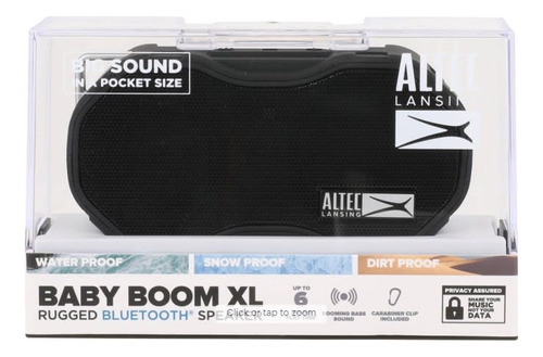 Altec Lansing Parlante Bluetooth Baby Boom Xl Black