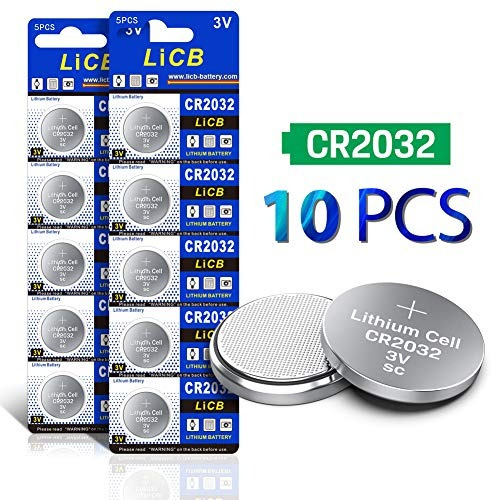 Batería De Litio Cr2032 Licb 3v (pack De 10)