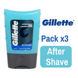 Gel After Shave Gillette 75ml - Pack X3