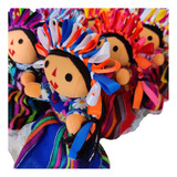 10 Muñecas Mexicanas 100% Artesanal Otomi Mazahua Maria 19cm