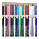 Glitter Gel Eyeliner Pencil Set 14pcs Sombra De Ojos