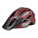 Casco Bicicleta Led Rojo Bat Fox