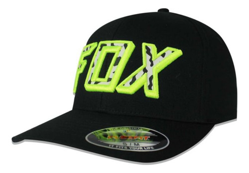Gorra Fox Psycosis Flex Fit Hat Blu/org Original 26043305