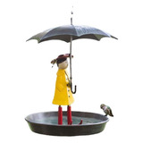 Paraguas Comedero For Pájaros Para Niñas, Colibríes, Jardín